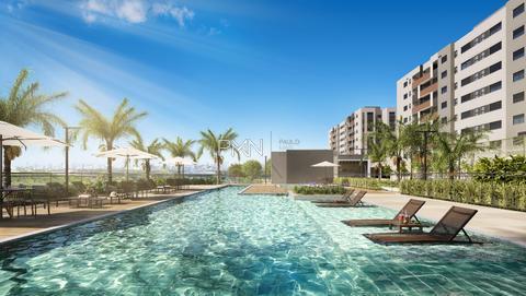 Apartamento à venda em Campinas, Swiss Park, com 3 quartos, com 74 m², SENSIA SWISS GARDEN